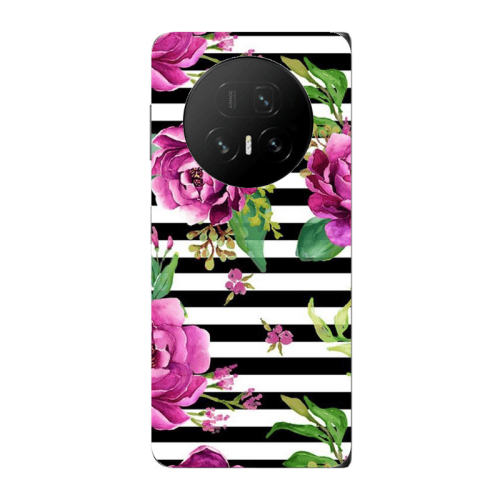 Honor Magic V5 Roses on the line Transparent Silicone TPU Θήκη